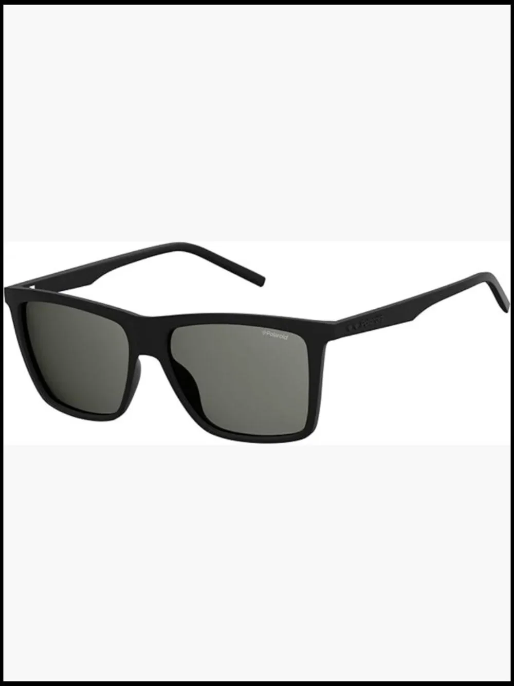 Rectangular Polarized Sunglasses with UV Protection - Lightweight Plastic Frame